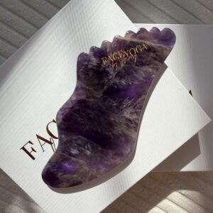 Gua sha z ametystu premium